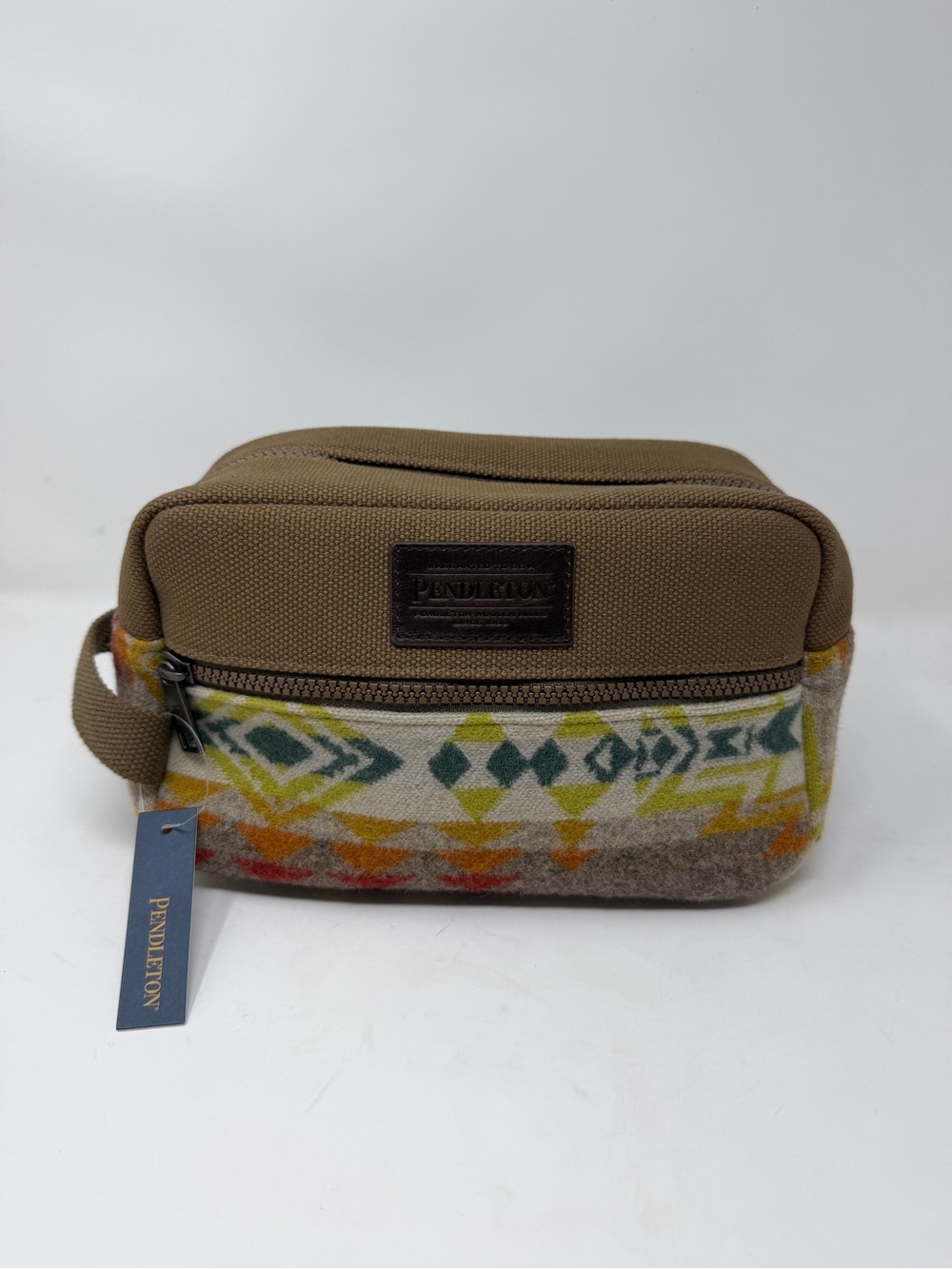 NWT PENDLETON 100% Wool Toiletry Bag Travel Pouch Carryall Pouch